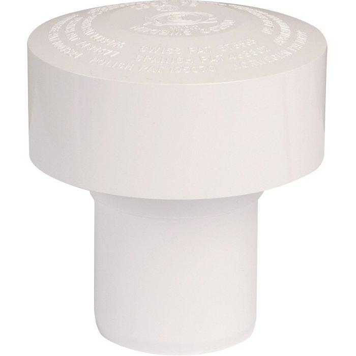 Clapet équilibreur de pression PVC blanc - Ø 50 mm - Durgo