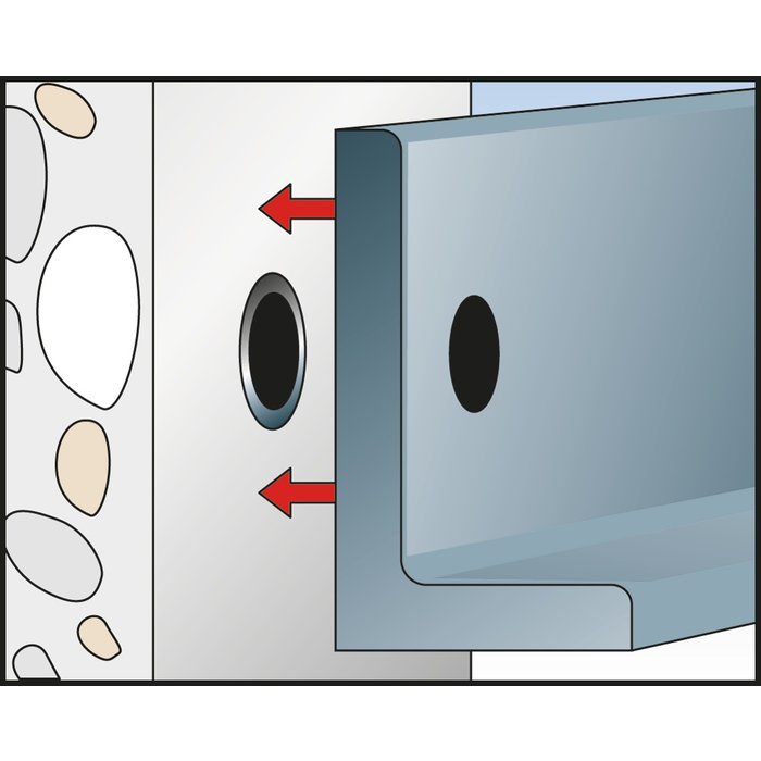 Cheville à expansion - Ø 15 mm - GM V - Boîte de 50 pièces - Fischer-6