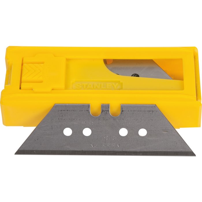 Lame de couteau réversible 1992 - Grand trapèze - Étui plastique 10 pièces - Stanley-1