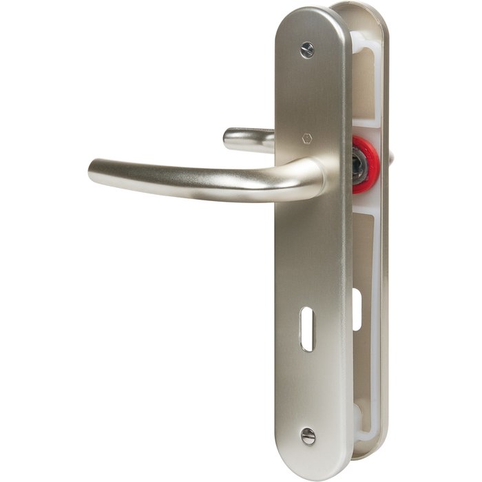 Poignée de porte - San diego - Hoppe - Beige ivoire - 195 mm-1