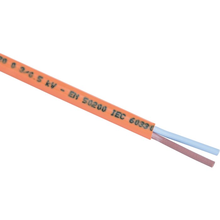 Câble rigide résistant au feu CR1 -C1 - 2x1,5 mm² - Couronne de 100 m - Lynelec-1