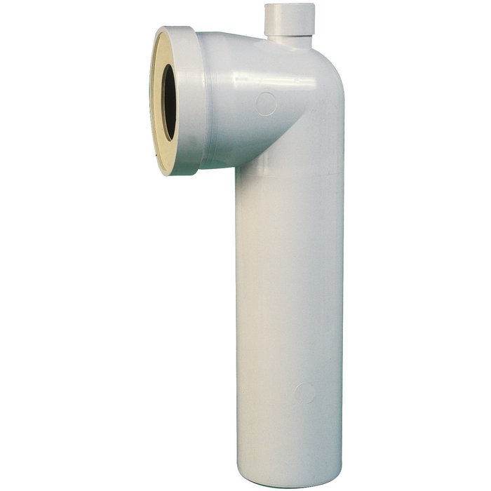 Pipe WC longue à prise d'air - Diamètre 100 mm