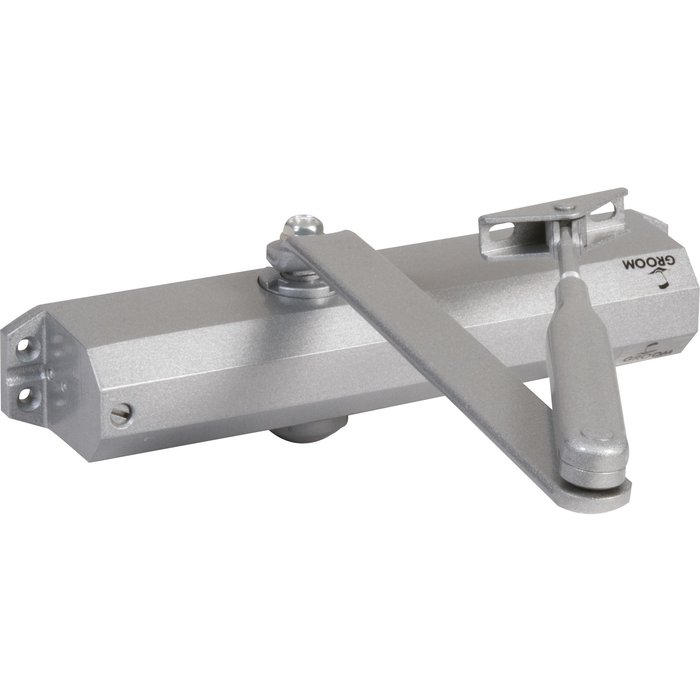Ferme-porte GR010 - Bras compas - Argent-1