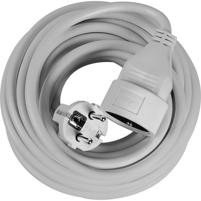 Rallonge câble souple blanc 10 M - Dhome-1