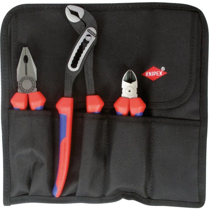 Jeu de 3 pinces à gaines bi matière - Knipex-1