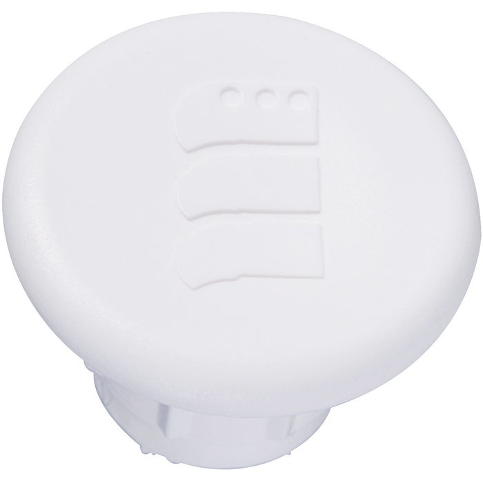 Bouchon plastique blanc - Ø 9,3 mm - Pour paumelle universelles - Vendu par 24 - Monin-1
