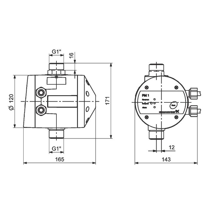 Contrôleur de pression pour pompe - PM1 - Grundfos-1