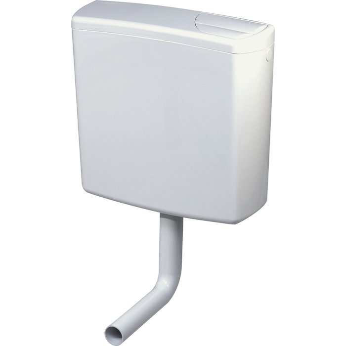 Réservoir WC - AP 140 - Geberit - Semi-bas - Avec coude - Double débit
