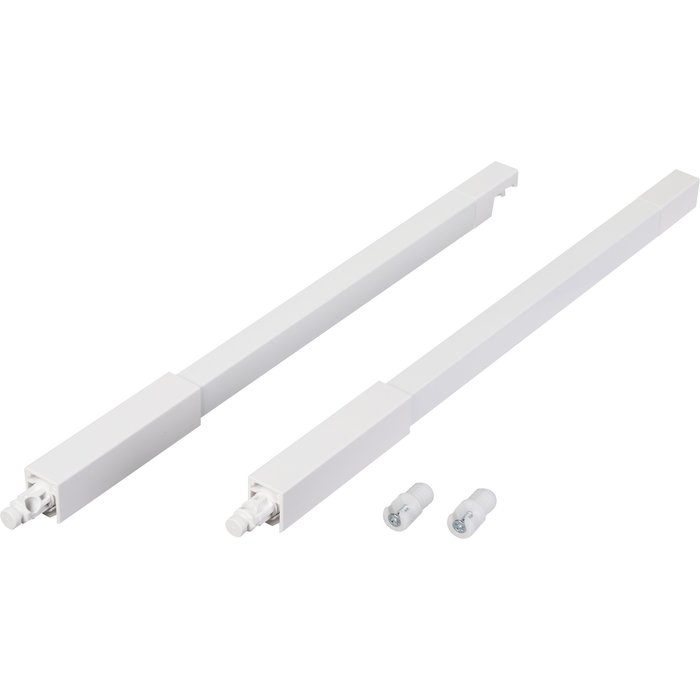 Kit de tringle longitudinale (paire) - Hettich - Blanc - 420 mm-1