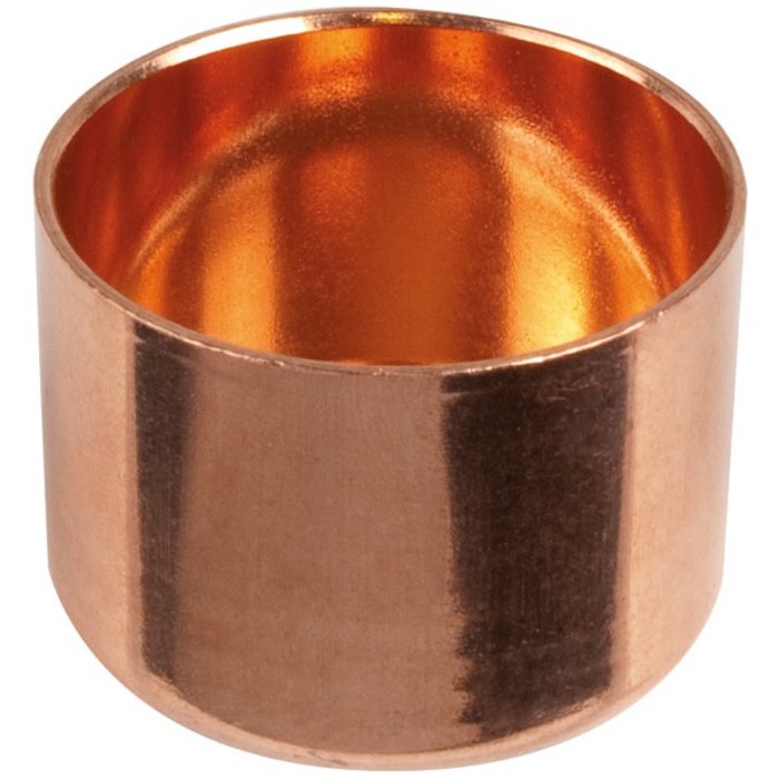 Bouchon cuivre rond à souder - Femelle - Ø 35 mm-1