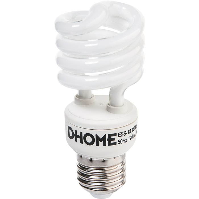 Ampoule Spirale - E27 - 15 W - 2800 K - Dhome-1