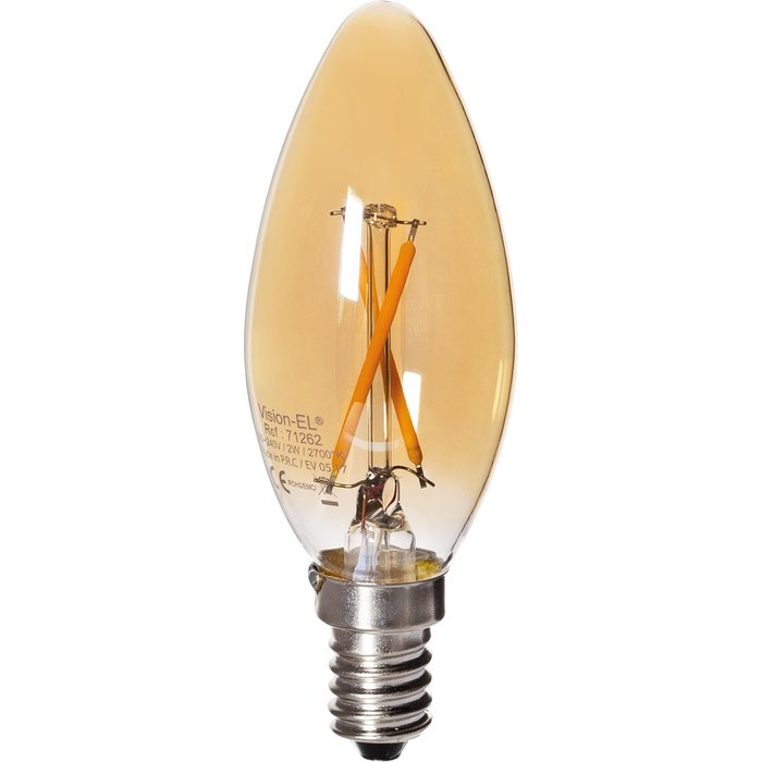 Ampoule LED flamme à filament - Golden - Culot E14-1
