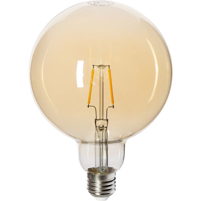 Ampoule globe LED Filament Golden E27-1