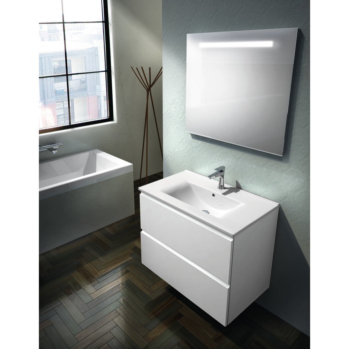Meuble sous vasque Europa GB Group - 80 cm Blanc-1