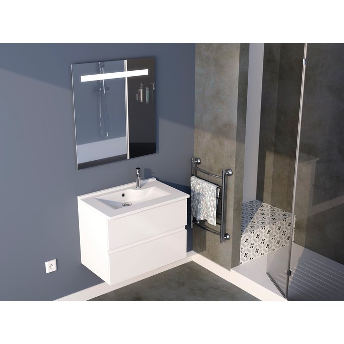 Meuble salle de bain complet Rosaly - 70 cm - Creazur-1