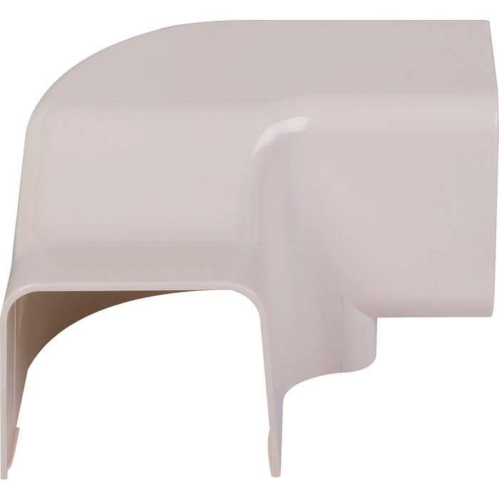 Angle vertical plastique rigide - blanc crème RAL 9001-2