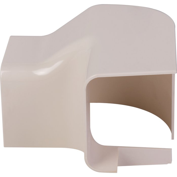 Angle vertical plastique rigide - blanc crème RAL 9001-3