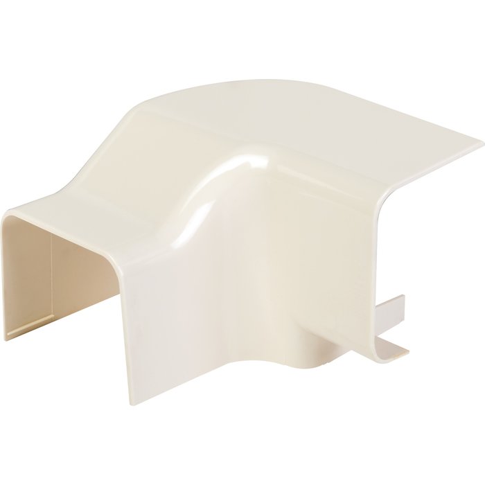Angle vertical plastique rigide - blanc crème RAL 9001-1