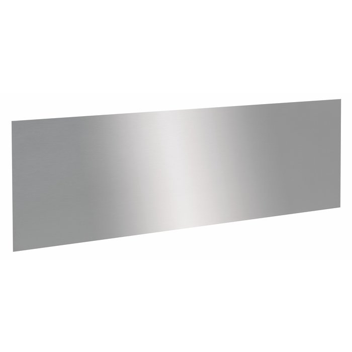 Plaque de propreté inox brillant - Rectangulaire - 730 x 250 mm - Adhésive - Duval-2