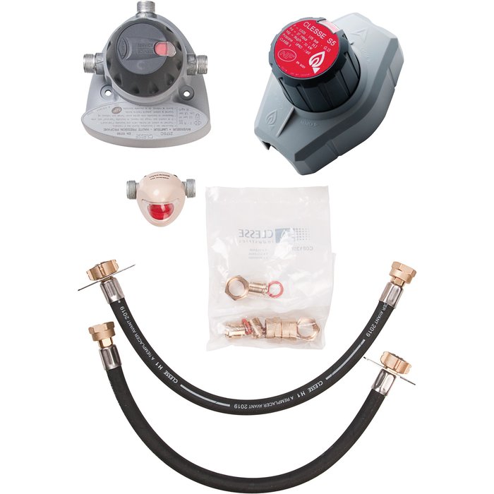 Kit inverseur détendeur propane -  1,3 kg - Clesse-1