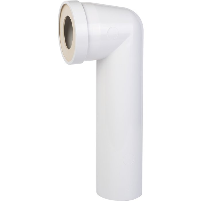 Pipe WC - REGIPLAST - Longue coudé 90° - Femelle-mâle - 85 à 107mm-2