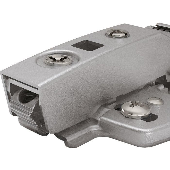 Boîtier à montage rapide angle d'ouverture 110° Hettich - Entraxe 52 mm - Coudure 0 mm-4
