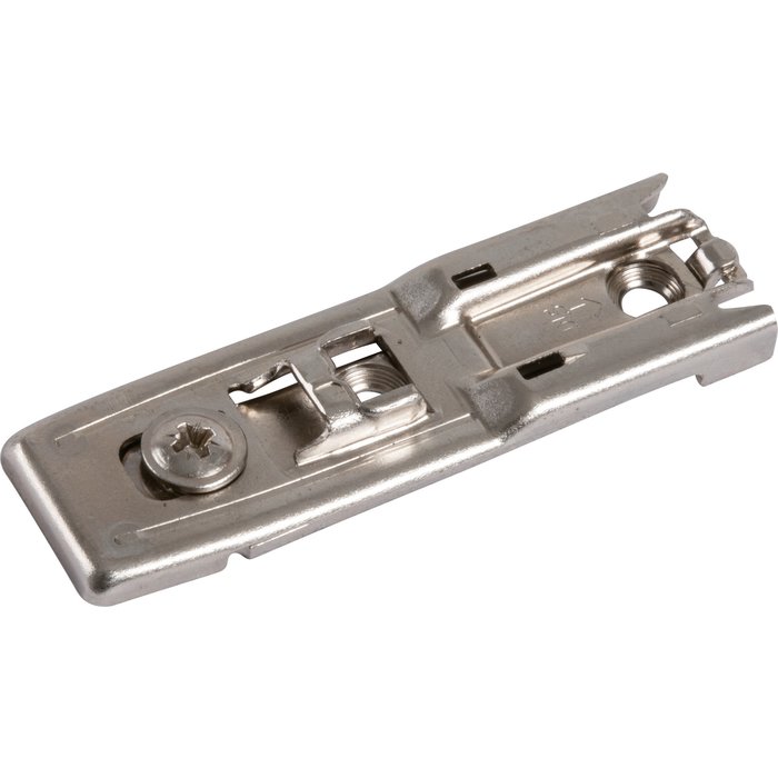 Embase à visser doite Inline Hettich - Entraxe 32 mm-1