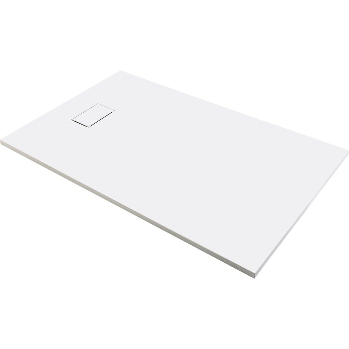 Receveur de douche extra-plat blanc lisse Lucia Odyssea - 120 x 90 cm-1