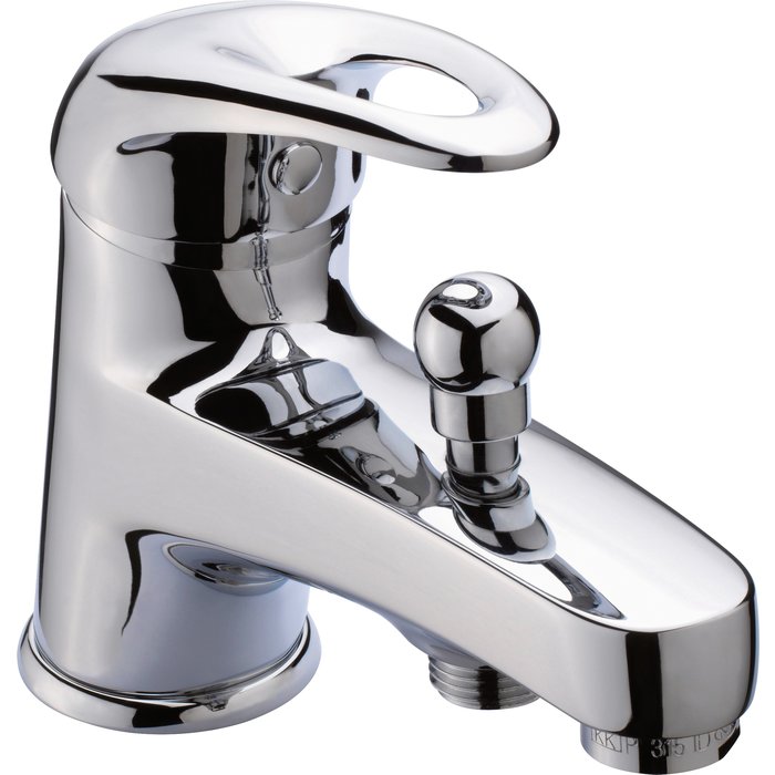 Mitigeur bain-douche monotrou City 2 Sider - Manette creuse-1