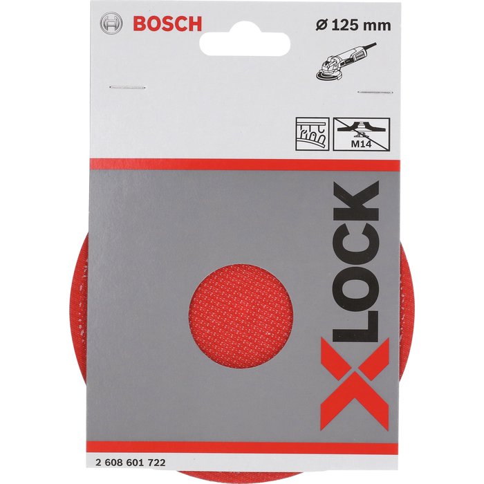 Plateau de ponçage auto-agrippant - X-Lock - Bosch - Diamètre 125 mm
