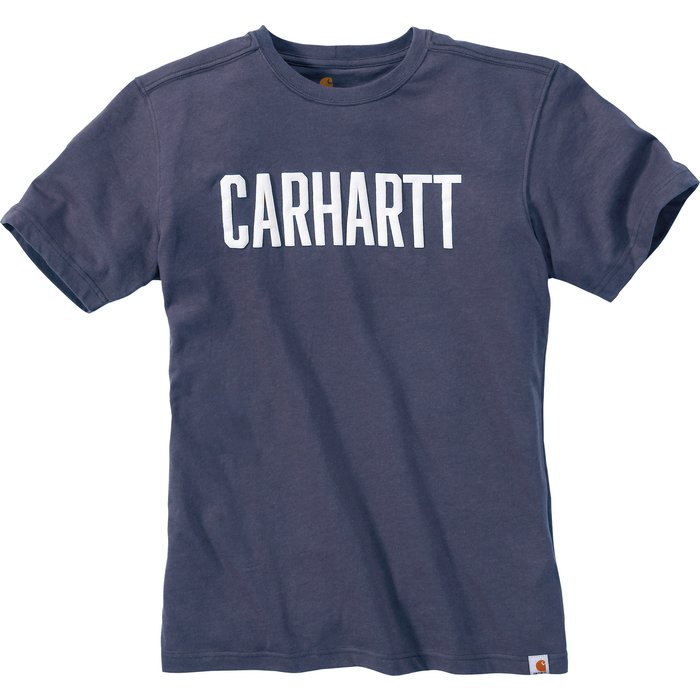 T-Shirt manches courtes Carhartt - Coton - Bleu - Taille M-1