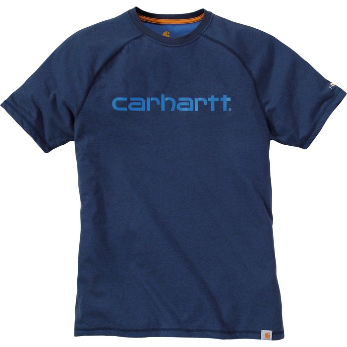 T-shirt manches courtes Force Carhartt - Bleu - Taille S-1