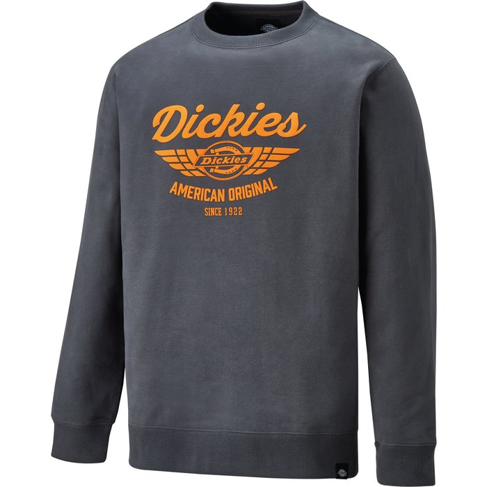 Sweat-shirt Everett Dickies - Gris et orange - Taille L-1