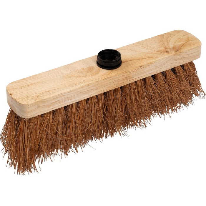 Balai coco Brosserie Marchand - Monture bois à douille 29 cm-1