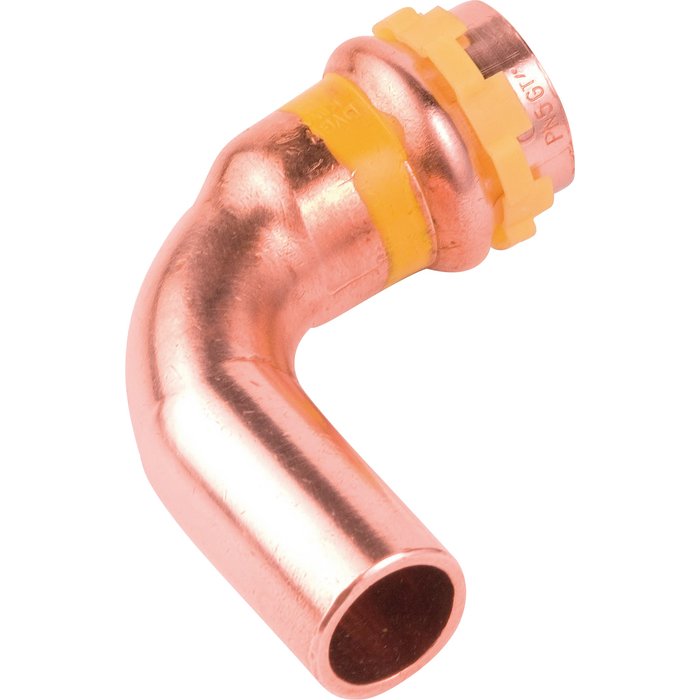 Coude cuivre 90° gaz mf Ø 28 mm - Aalberts Integrated Piping Systems-1