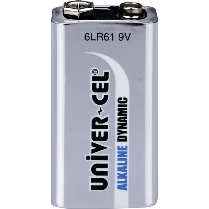 Pile Alcaline Univercel - 6LR61 - 9 V - vendu par 10