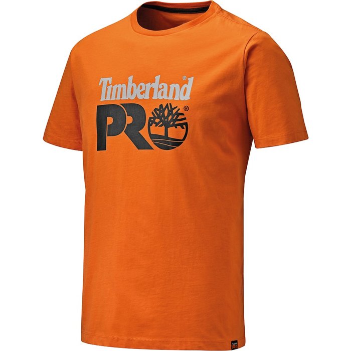 T-shirt Coton Core Timberland Pro - Orange - Taille L-1