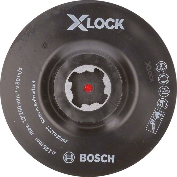 Plateau de ponçage auto-agrippant - X-Lock - Bosch - Diamètre 125 mm-3