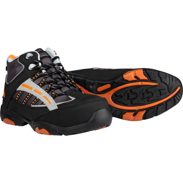 Chaussure de sécurité haute noire / orange - Hillite - Coverguard footwear - 39-3