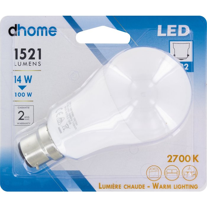 Ampoule LED standard - Dhome - B22-2