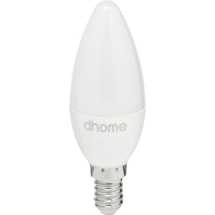 Ampoule LED flamme - Dhome - E14 - 4,5 W - 470 lm - 2700 K - Vendu par 2