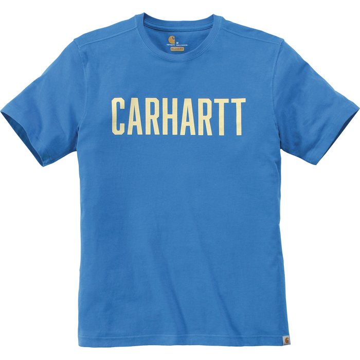 T-Shirt manches courtes - Coton - Bleu-1