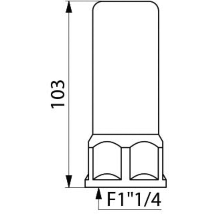 Nez de robinet avec réducteur - Lock - Capvert
