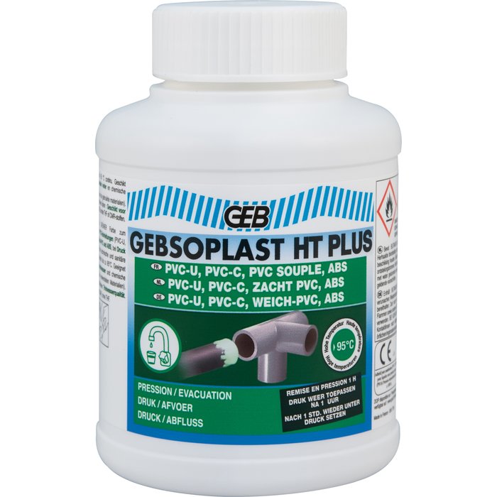 Colle PVC éléments de canalisation - Gebsoplast HT Plus - 250 ml-1