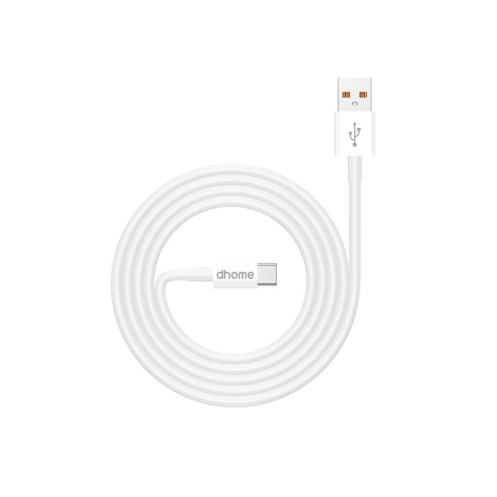 Câble USB-C/USB-A - Dhome - 1 m - Blanc-2