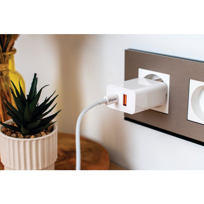 Câble USB-C/USB-C - Dhome - 1 m - Blanc-4