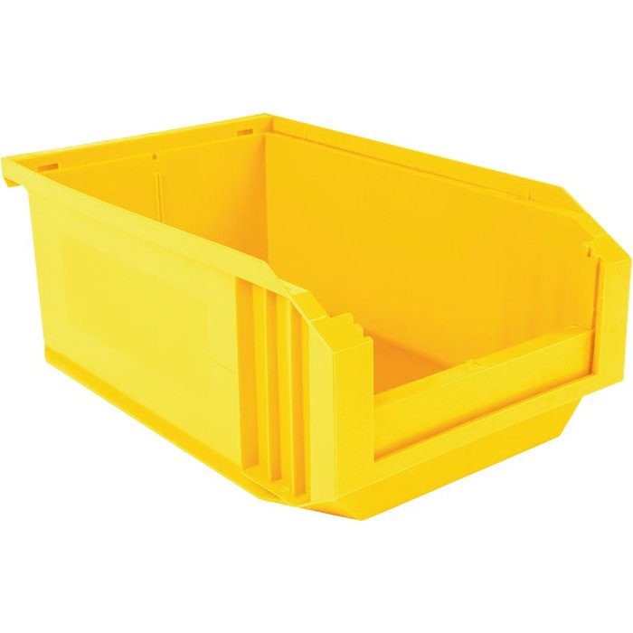 Bac jaune empilable - 23 L - Novap-1