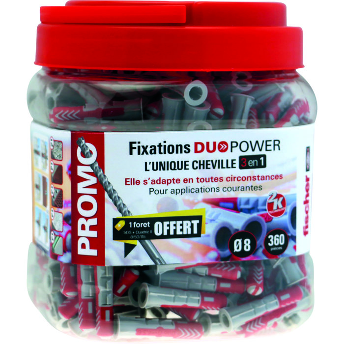 Chevilles duopower en big box-1