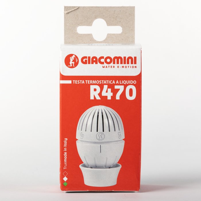 Tête thermostatique de radiateur bulbe à soufflet R470 - Giacomini-2