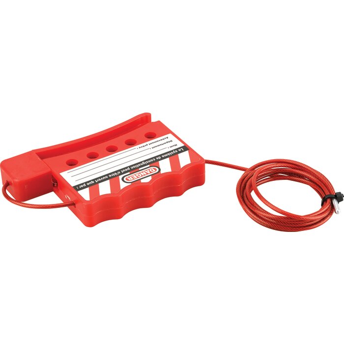 Câble de consignation – THIRARD– Ø 3 mm – 1,8 m – Boîtier multi-verrouillage-1